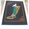 Image 2 : Erte "Emerald Night" Lithograph of Chalk and Vermilion