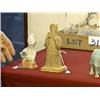 Image 1 : Two Chinese pottery figures: possibly Han painted seated man with bowl (small loss); and early-style