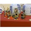Image 1 : Old and well-detailed, Japanese miniature set of seven pieces of lacquered doll's furniture: tansu, 