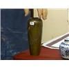 Image 1 : Antique Japanese, mixed metal inlaid bronze vase of elongated ovoid form with rooster in prunus tree