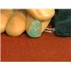Image 1 : Unusual, carved Colombian emerald in the form of a bearded face, approx. 6-7 cts.