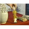 Image 1 : Chinese T'ang Dynasty, amber glazed pottery figure of a mourner (wear and repairs)