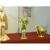 Image 1 : Extremely rare, important and superbly modeled, large Chinese T'ang Dynasty pottery san t'sai glazed