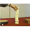 Image 1 : Very finely carved and old Chinese ivory group of Shou Lao with staff and peach branch, an attendant