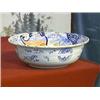Image 1 : Large and very well-detailed, antique Japanese Imari porcelain barbed rim bowl with butterflies and 