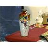 Image 1 : Antique, Japanese cloisonné enamel vase with foil ground, circa 1900 (cracks and small loss)