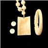 Image 5 : COLLECTION OF IVORY AND BONE JEWELRY.