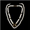 Image 1 : 2 CULTURED PEARL, QUARTZ, 20K, METAL NECKLACES.