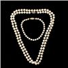 Image 1 : CULTURED PEARL JEWELRY SUITE.