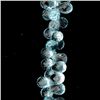 Image 2 : BLUE TOPAZ, 18K YELLOW GOLD NECKLACE.
