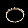Image 3 : CULTURED PEARL, DIAMOND, 14K YELLOW GOLD BRACELET.