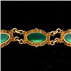 Image 4 : CRYSOPHRASE, 10K YELLOW GOLD BRACELET.