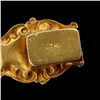 Image 5 : CRYSOPHRASE, 10K YELLOW GOLD BRACELET.