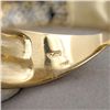 Image 4 : DIAMOND, 14K YELLOW GOLD RING.