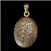 Image 3 : 18K YELLOW GOLD LOCKET PENDANT.