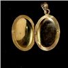 Image 4 : 18K YELLOW GOLD LOCKET PENDANT.