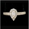 Image 1 : DIAMOND, 14K WHITE GOLD RING.