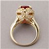 Image 3 : RUBY, DIAMOND, WHITE GOLD RING.