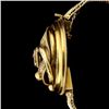Image 3 : VICTORIAN GARNET, 14K YELLOW GOLD BRACELET.