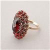 Image 2 : COLLECTION OF GARNET, SILVER GLIT, 14K Y/G JEWELRY.