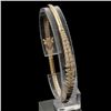 Image 2 : DIAMOND, 14K YELLOW GOLD JEWELRY SUITE.