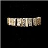 Image 3 : DIAMOND, 14K YELLOW GOLD JEWELRY SUITE.