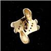 Image 4 : DIAMOND, 14K YELLOW GOLD PENDANT.
