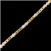 Image 1 : DIAMOND, 18K YELLOW GOLD BRACELET.