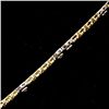 Image 2 : DIAMOND, 18K YELLOW GOLD BRACELET.