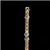 Image 3 : DIAMOND, 18K YELLOW GOLD BRACELET.