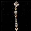 Image 2 : CITRINE, DIA., 14K Y/G, STERLING SILVER EARRINGS.