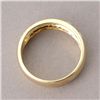 Image 3 : DIAMOND, 14K YELLOW GOLD RING.