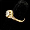 Image 2 : DIAMOND, 18K YELLOW GOLD RING.
