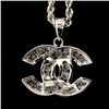 Image 2 : DIAMOND, 14K WHITE GOLD NECKLACE.