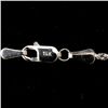 Image 3 : DIAMOND, 14K WHITE GOLD NECKLACE.
