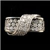 Image 1 : DIAMOND, 14K WHITE GOLD RING.