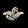 Image 1 : DIAMOND, 14K WHITE GOLD RING.