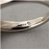 Image 4 : DIAMOND, 14K WHITE GOLD RING.