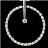 Image 3 : DIAMOND, 18K WHITE GOLD PENDANT.