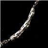 Image 2 : DIAMOND, 14K WHITE GOLD BRACELET.