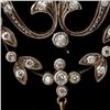Image 3 : DIA., FRESHWATER C/P, SILVER GILT EARRINGS.