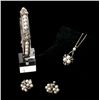 Image 1 : SUITE OF CULTURED PEARL, SILVER JEWELRY.