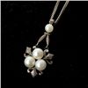 Image 2 : SUITE OF CULTURED PEARL, SILVER JEWELRY.