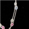 Image 3 : SAPPHIRE, STERLING SILVER NECKLACE.