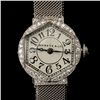 Image 1 : LADIES DIAMOND, PLATINUM, 14K W/G WRISTWATCH.