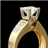 Image 5 : DIAMOND, 18K YELLOW GOLD RING.