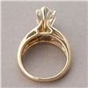 Image 3 : DIAMOND, 14K YELLOW GOLD RING.