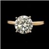 Image 1 : DIAMOND, 14K YELLOW GOLD RING.