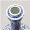 Image 3 : A Blue and White Lotus Head Porcelain Vase