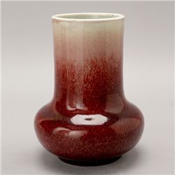 An Oxblood-Glazed Porcelain Vase